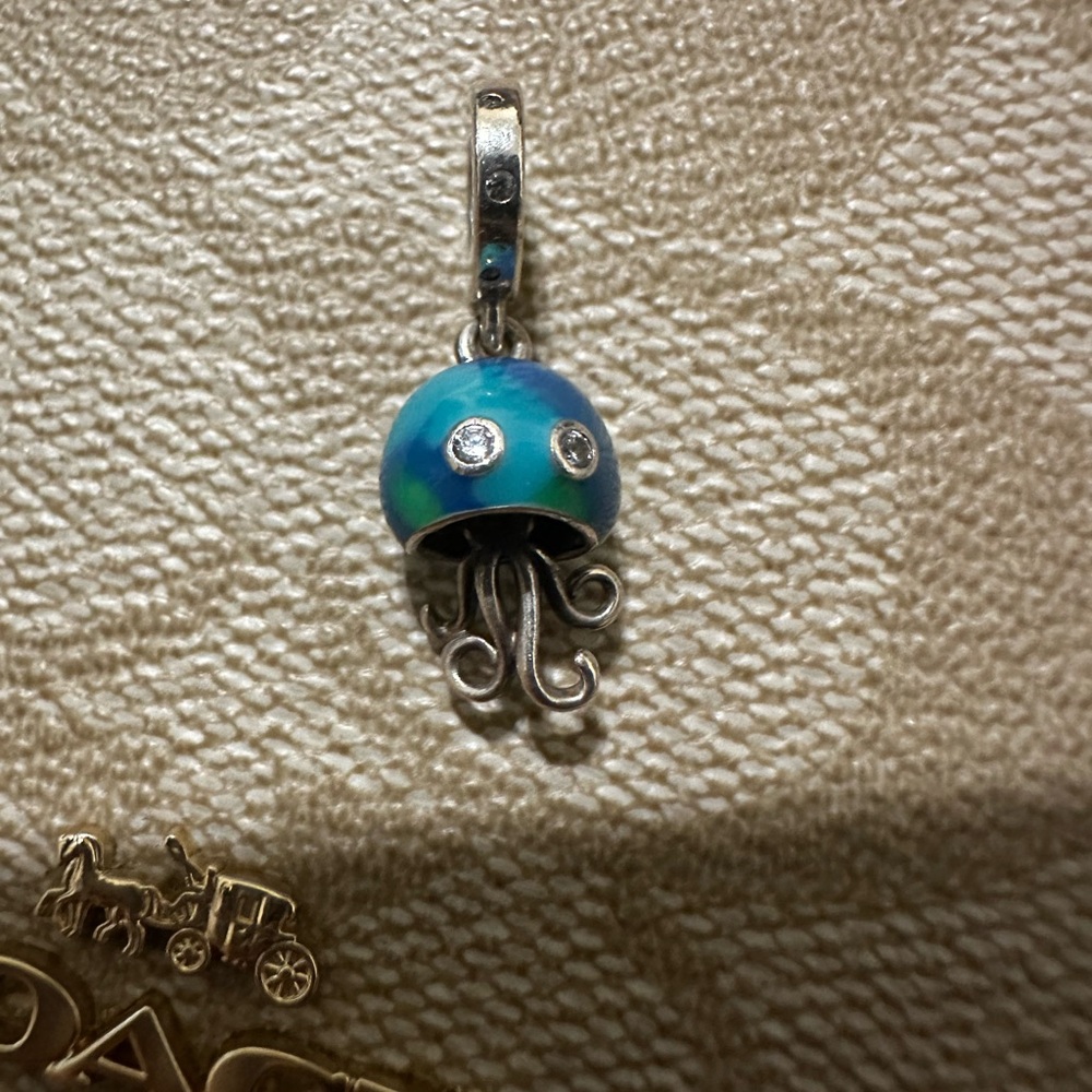 Pandora Color-changing Jellyfish Dangle Charm